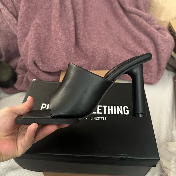 NWT pretty little thing high heels square toe size 7 - Picture 7 of 9